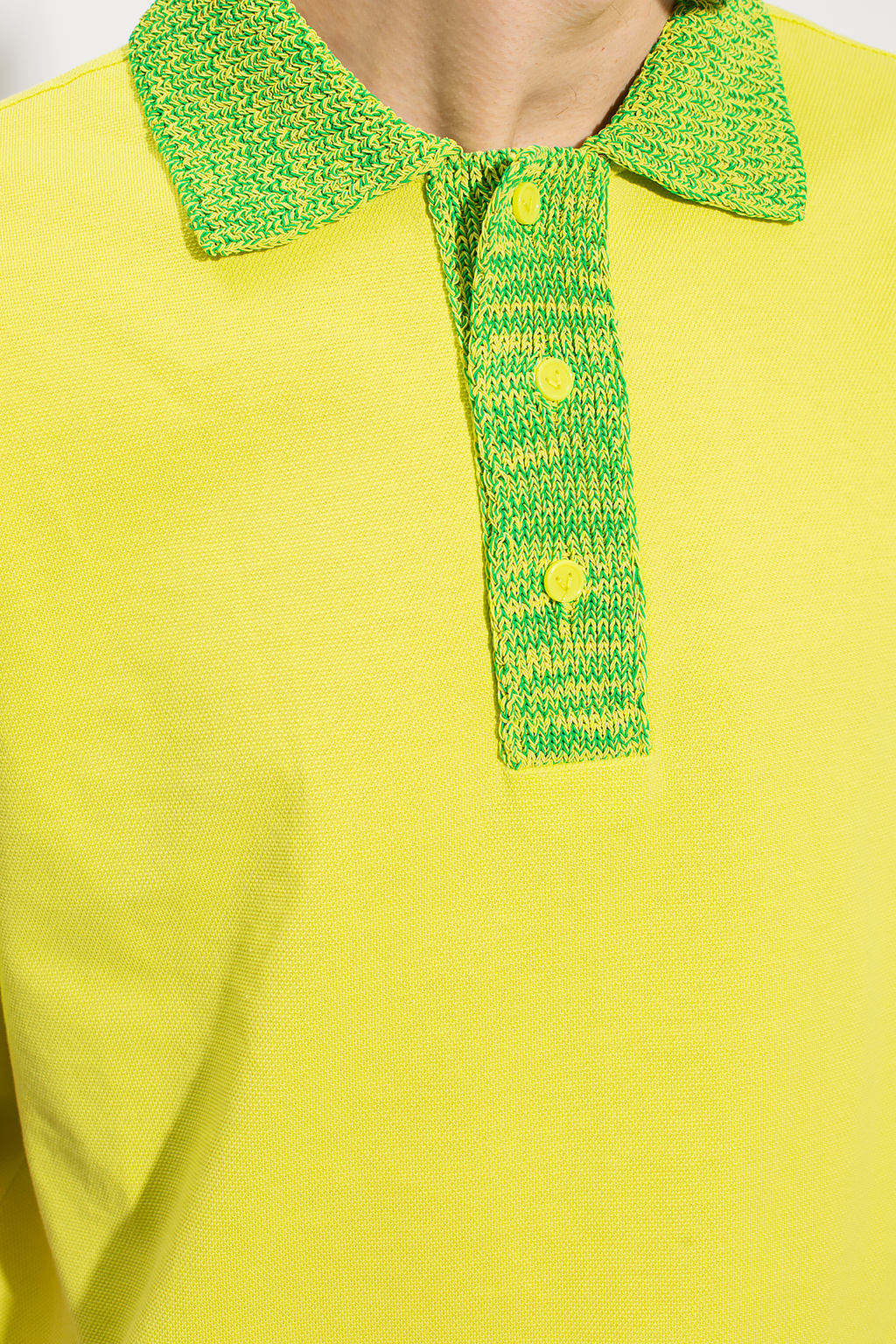 【送料&関税込】Bottega Veneta Polo Bottega Veneta – Cotton Piqué Polo Hombre 552-001477 01